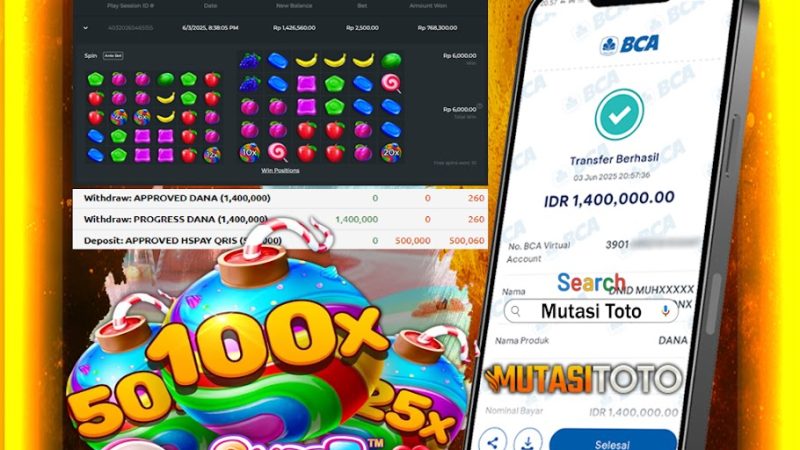 KEMENANGAN MEMBER BERMAIN DI SWEET BONANZA