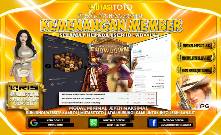 KEMENANGAN MEMBER BERMAIN DI WILD BOUNTY SHOWDOWN