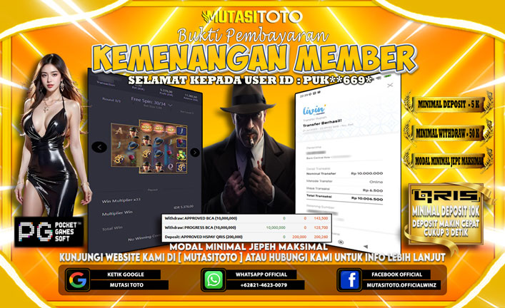 KEMENANGAN MEMBER BERMAIN DI PG SOFT MAFIA MAHYEM