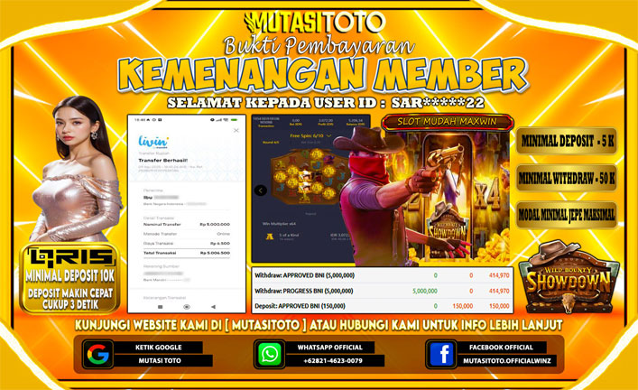 KEMENANGAN MEMBER BERMAIN DI PG SOFT WILD BOUNTY SHOWDOWN