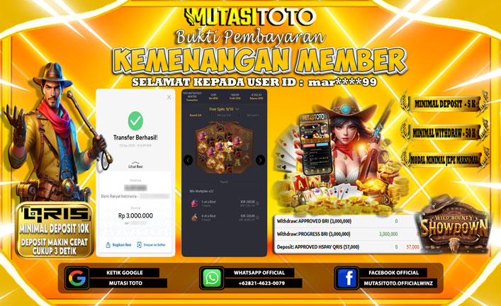 KEMENANGAN MEMBER BERMAIN DI PG SOFT WILD BOUNTY SHOWDOWN