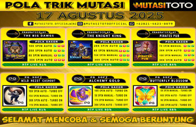 POLA GACOR TERUPDATE 17 AGUSTUS 2025 – MUTASITOTO