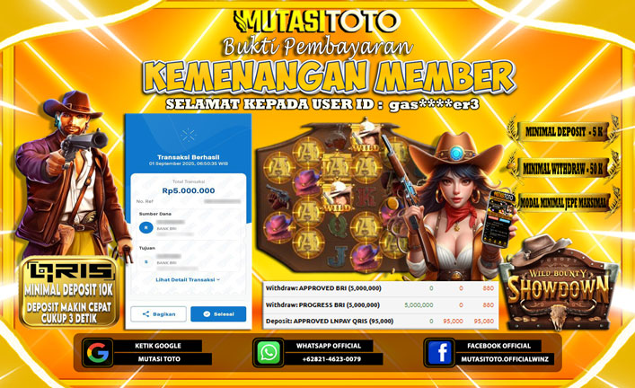 KEMENANGAN MEMBER BERMAIN DI PG SOFT WILD BOUNTY SHOWDOWN