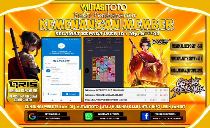 KEMENANGAN MEMBER BERMAIN PG SOFT DI GEISHA’S REVENGE