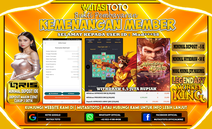 KEMENANGAN MEMBER BERMAIN PG SOFT DI LEGENDARY MONKEY KING