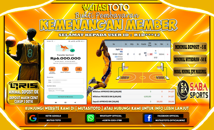 KEMENANGAN MEMBER BERMAIN DI SABA SPORTSBOOK