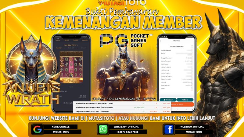 KEMENANGAN MEMBER BERMAIN DI ANUBIS WRATH