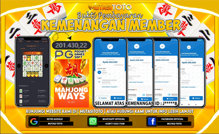 KEMENANGAN MEMBER BERMAIN PG SOFT – MAHJONG WAYS