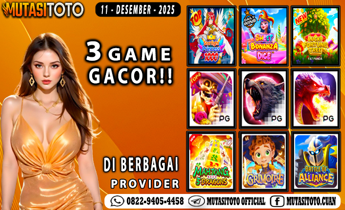 POLA GACOR TERUPDATE 11 DESEMBER 2025 – MUTASITOTO