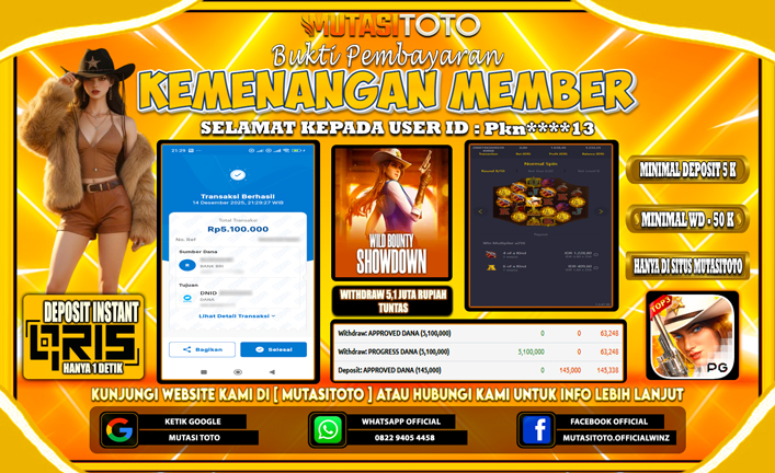 KEMENANGAN MEMBER BERMAIN PG SOFT – WILD BOUNTY SHOWDOWN