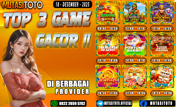 GAME GACOR TERUPDATE 18 DESEMBER 2025 – MUTASITOTO